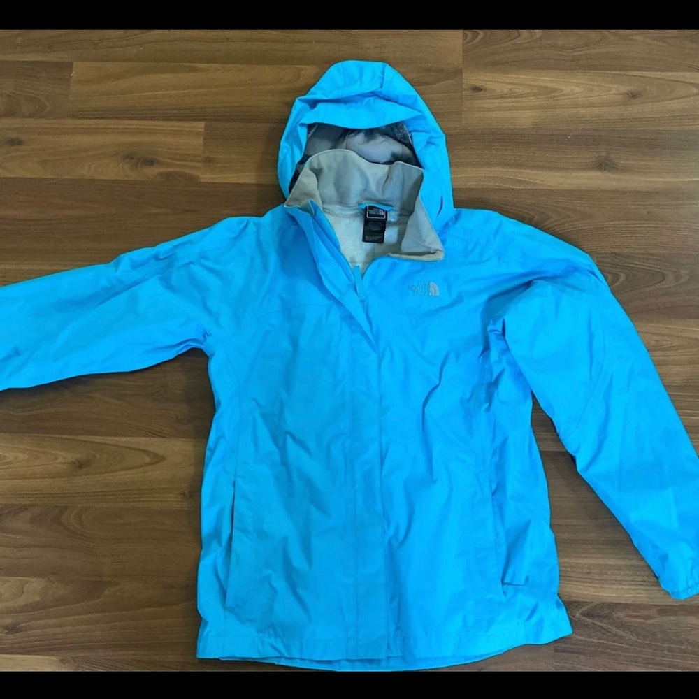 North Face rain coat